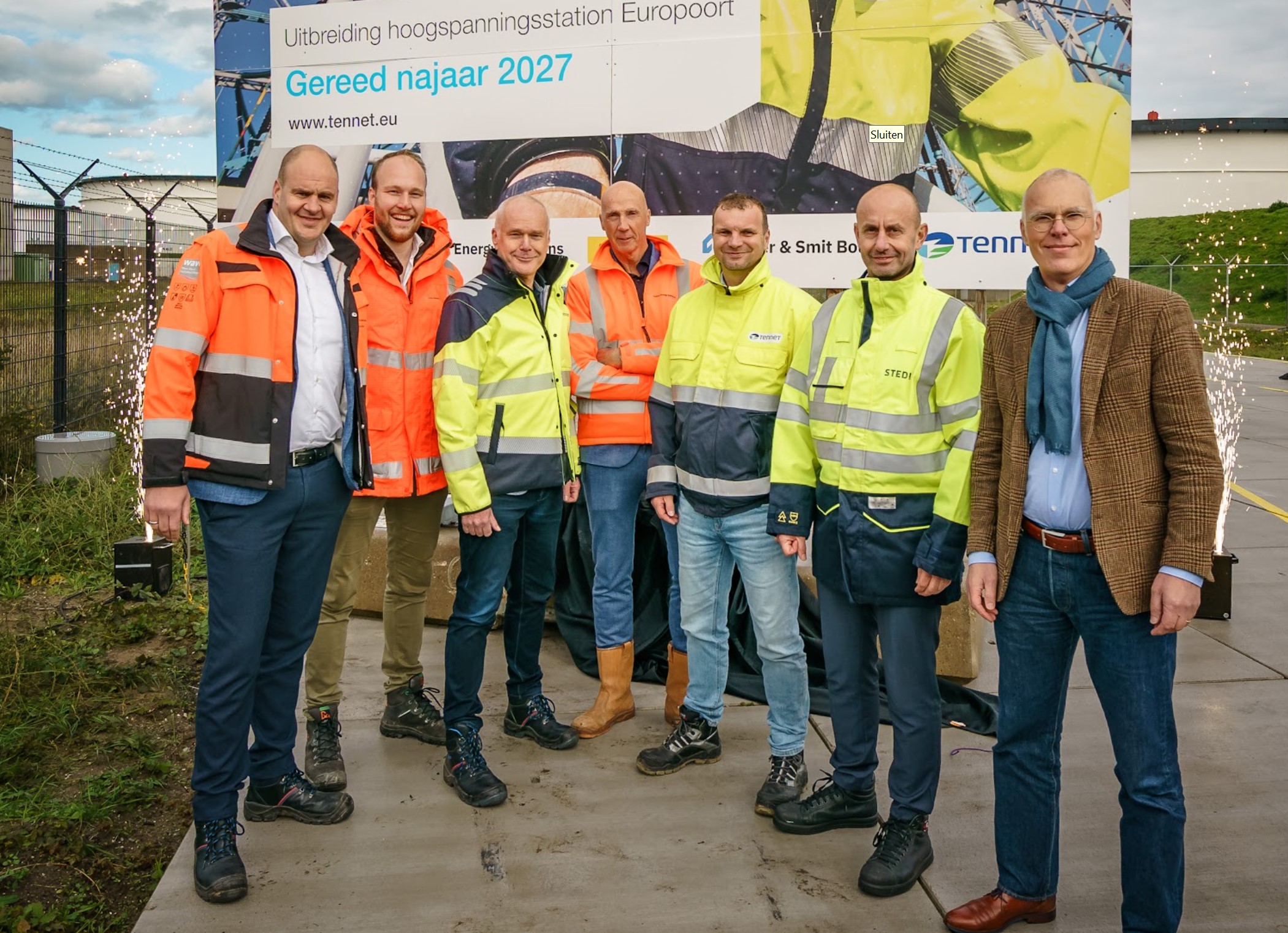 Start bouw elektriciteitsstation